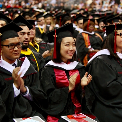 Rutgers Students at graduation