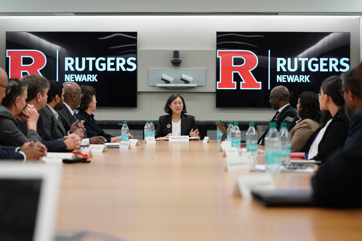  United States Trade Representative Visits Rutgers Business School