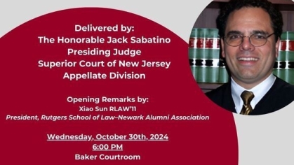 The 39th Annual Chief Justice Joseph Weintraub Lecture The 39th Annual Chief Justice Joseph Weintraub Lecture